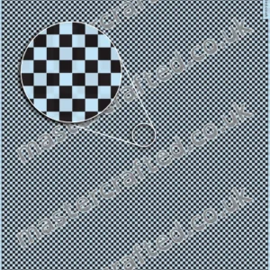 Waterslide Decals - Chequered Fabric
